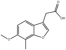 2-(6-methoxy-7-methyl-1-benzofuran-3-yl)acetic Acid Structure