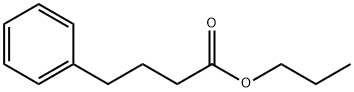 Benzenebutanoic acid, propyl ester Struktur