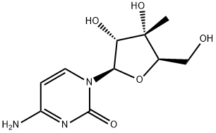 3'-beta-C-Methylcytidine Struktur