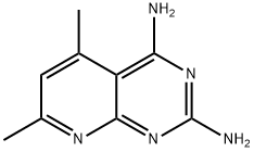 5,7-Dimethylpyrido[2,3-D]pyrimidine-2,4-diamine Structure