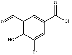 3-溴-5-甲酰基-4-羟基苯甲酸,2088869-55-8,结构式