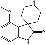 Spiro[3H-indole-3,4'-piperidin]-2(1H)-one, 4-methoxy- Structure