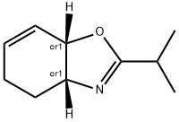 Benzoxazole, 3a,4,5,7a-tetrahydro-2-(1-methylethyl)-, (3aR,7aS)-rel- (9CI) Structure