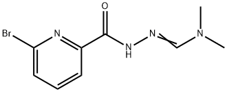 (E)-N-(6-bromopicolinoyl)-N,N-dimethylformohydrazonamide(WX192126) Struktur
