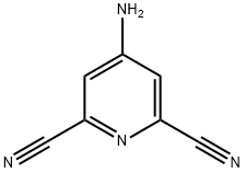 2,6-Pyridinedicarbonitrile, 4-amino- Struktur