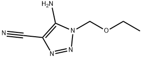 5-amino-1-(ethoxymethyl)-1H-1,2,3-triazole-4-carbonitrile Structure