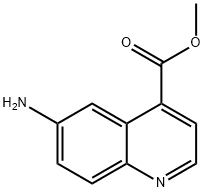METHYL 6-AMINOQUINOLINE-4-CARBOXYLATE, 2091788-10-0, 结构式