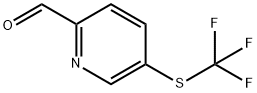 2-Pyridinecarboxaldehyde, 5-[(trifluoromethyl)thio]- Struktur