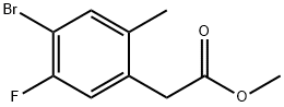 2092178-86-2 Benzeneacetic acid, 4-bromo-5-fluoro-2-methyl-, methyl ester