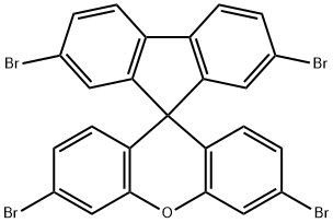 2,3',6',7-Tetrabromospiro[fluorene-9,9'-xanthene] Structure