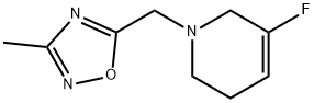 5-fluoro-1-[(3-methyl-1,2,4-oxadiazol-5-yl)methyl]-
1,2,3,6-tetrahydropyridine Struktur