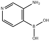 (3-氨基吡啶-4-基)硼酸, 2096337-23-2, 结构式