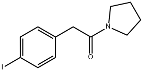 Ethanone, 2-(4-iodophenyl)-1-(1-pyrrolidinyl)- Struktur