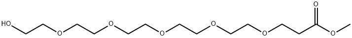 Hydroxy-PEG5-methyl ester Structure