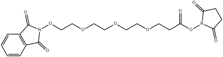 NHPI-PEG3-C2-NHS ESTER 结构式