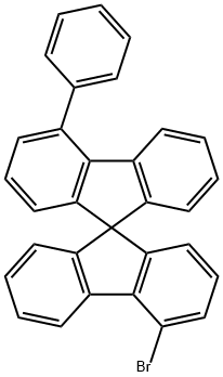 9,9'-Spirobi[9H-fluorene], 4-bromo-4'-phenyl- Struktur