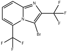 3-bromo-2,5-bis(trifluoromethyl)imidazo[1,2-a]pyridine(WXFC0230) Struktur