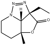 3H-4-Oxa-1,2,7a-triazacyclopent[cd]inden-3-one,2a-ethyl-2a,4a,5,6,7,7b-hexahydro-4a-methyl-,(2aS,4aR,7bR)-(9CI) 结构式