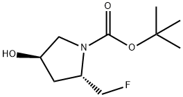 (2S,4R)-tert-butyl2-(fluoromethyl)-4-hydroxypyrrolidine-1-carboxylate(WX191941), 2106855-16-5, 结构式
