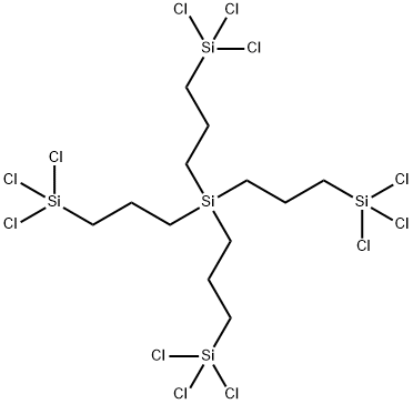 Silane, tetrakis[3-(trichlorosilyl)propyl]- 结构式