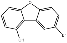 8-bromo-1-Dibenzofuranol Structure