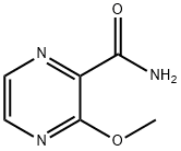 2-Pyrazinecarboxamide, 3-methoxy- Struktur