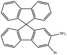 9,9'-Spirobi[9H-fluoren]-2-amine, 3-bromo- Struktur