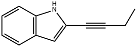 1H-Indole, 2-(1-butyn-1-yl)- Struktur