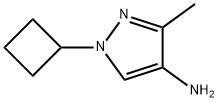 1-环丁基-3-甲基-1H-吡唑-4-胺,2137577-49-0,结构式