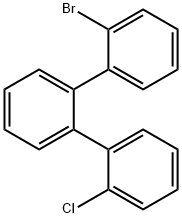 1,1':2',1''-Terphenyl, 2-bromo-2''-chloro- 化学構造式