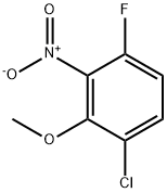 1-氯-4-氟-2-甲氧基-3-硝基苯,2140326-26-5,结构式