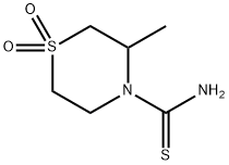 21429-09-4 4-Thiomorpholinecarboxamide,  3-methylthio-,  1,1-dioxide  (8CI)