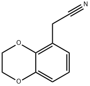 2-(2,3-二氢苯并[B][1,4]二噁英-5-基)乙腈 结构式