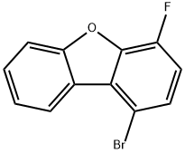1-溴-4-氟二苯并呋喃 结构式
