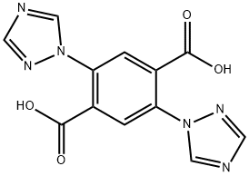 2,5-Bis(1,2,4-triazol-1-yl)terephthalic acid Structure