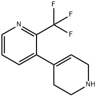 3,4′-Bipyridine, 1′,2′,3′,6′-tetrahydro-2-(trifluoromethyl)- Structure