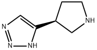1H-1,2,3-Triazole, 5-(3S)-3-pyrrolidinyl- Struktur