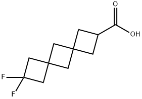 Dispiro[3.1.3.1]decane-2-carboxylic acid, 8,8-difluoro- Struktur