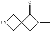 2,6-Diazaspiro[3.3]heptan-1-one, 2-methyl- Struktur