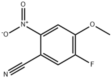 Benzonitrile, 5-fluoro-4-methoxy-2-nitro- Structure