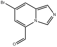 Imidazo[1,5-a]pyridine-5-carboxaldehyde, 7-bromo- Struktur