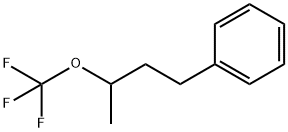 (3-(trifluoromethoxy)butyl)benzene 化学構造式