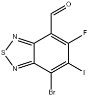 7-bromo-benzo[c][1,2,5]thiadiazole-4-carbaldehyde-2F 化学構造式