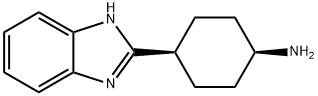 Cyclohexanamine, 4-(1H-benzimidazol-2-yl)-, cis- Structure