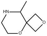2,5-Dioxa-8-azaspiro[3.5]nonane, 9-methyl- 化学構造式