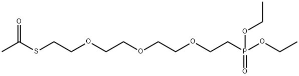 S-acetyl-PEG3-phosphonic acid ethyl ester, 2173125-29-4, 结构式