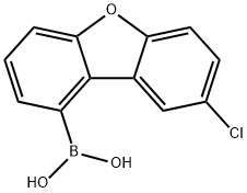 (8-chlorodibenzo[b,d]furan-1-yl)boronic acid Structure