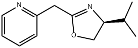 Pyridine, 2-[[(4S)-4,5-dihydro-4-(1-methylethyl)-2-oxazolyl]methyl]-|(S)-4-异丙基-2-(吡啶-2-基甲基)-4,5-二氢恶唑