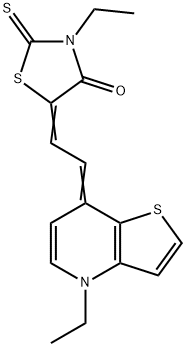 2182-81-2 Rhodanine, 3-ethyl-5-2-(7-ethylthieno2,3-bpyridin-4(7H)-ylidene)ethylidene-