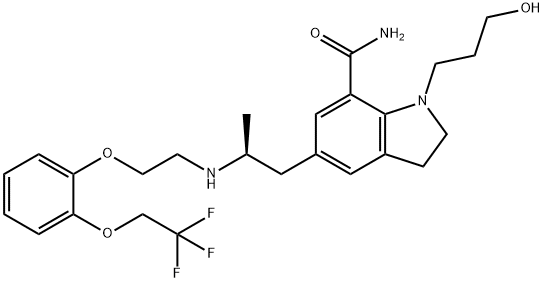 S-Silodosin 化学構造式